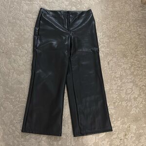 Bagatelle Black faux leather pants M medium